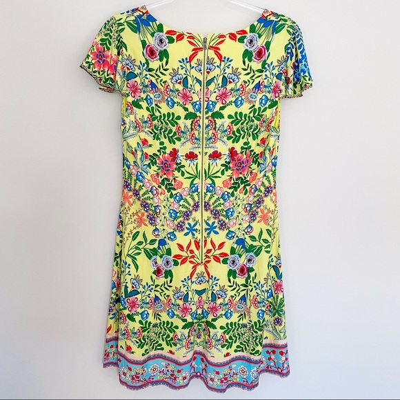 Alice + Olivia Hadley Floral Fit & Flare Dress - Picture 3 of 8